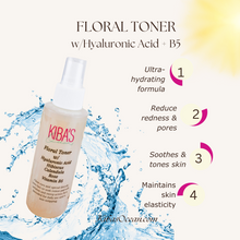 Load image into Gallery viewer, Rose Floral Toner w/ Hyaluronic Acid.