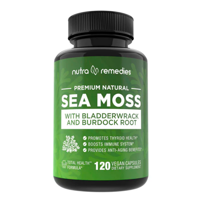 Irish Moss, Bladderwrack, Burdock Root Capsules- High Potency