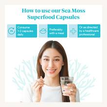 Load image into Gallery viewer, Irish Sea Moss Capsules | Organic |120 count | 1000mg