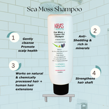 Load image into Gallery viewer, Sea Moss + Castor Oil Shampoo.