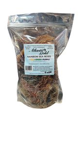 Rainbow Sea Moss - Gold, Purple, Green- 1 Lb