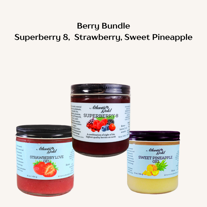 Berry Bundle - 1 Superberry 8, 1 Strawberry, 1 Sweet Pineapple