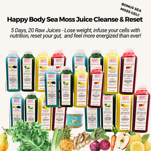 Sea Moss Juice Cleanse / Gut Reset - 1, 3 or 5 Days w/ Bonus Gel