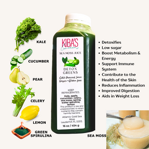 Detox Greens Sea Moss Juice - 16 oz