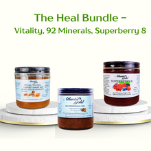 Load image into Gallery viewer, HEAL BUNDLE - 1 Ea 92 Minerals, Vitality Gel and SuperBerry 8