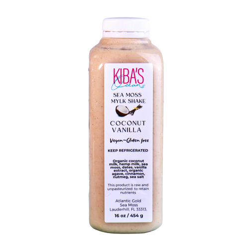 Coconut Vanilla Sea Moss Drink - 16 oz
