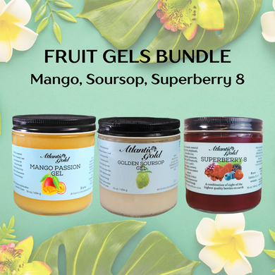 Fruit Gels Bundle - Mango, Superberry 8,  Soursop