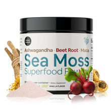 Load image into Gallery viewer, Sea Moss Superfood Powder with Ashwagandha, Beet Root &amp; Maca Root