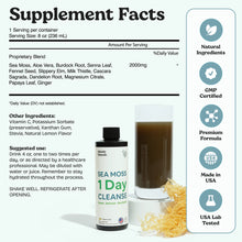Load image into Gallery viewer, Sea Moss 1 Day Cleanse | Lemon Flavor