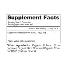 Load image into Gallery viewer, Sea Moss Capsules | Organic |60 count | 1000mg