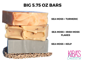 sea moss soap, seaweed soap, natural soap, organic soap, vegan soap