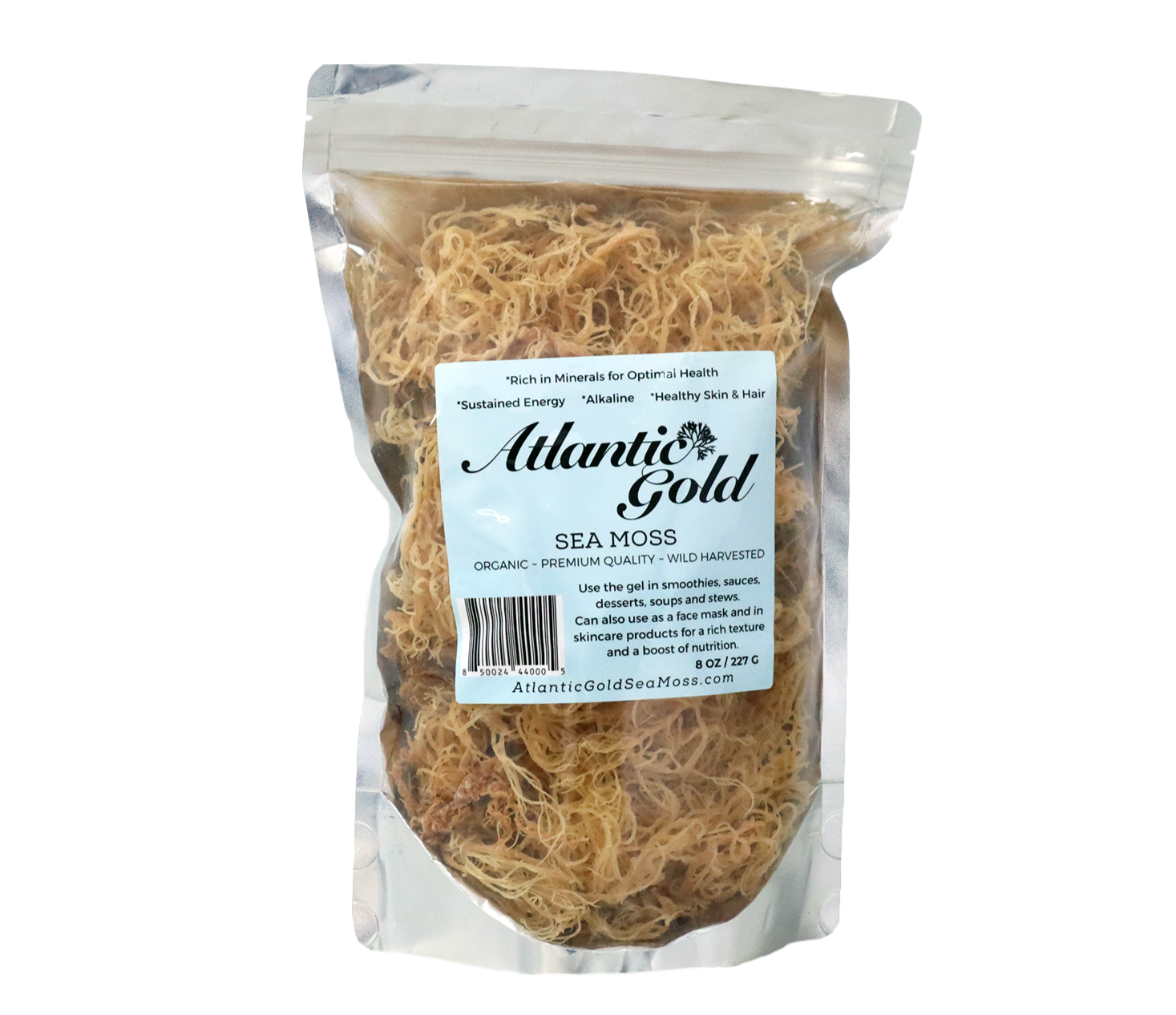 Premium Quality Natural Gold Irish Sea Moss 1\2lb