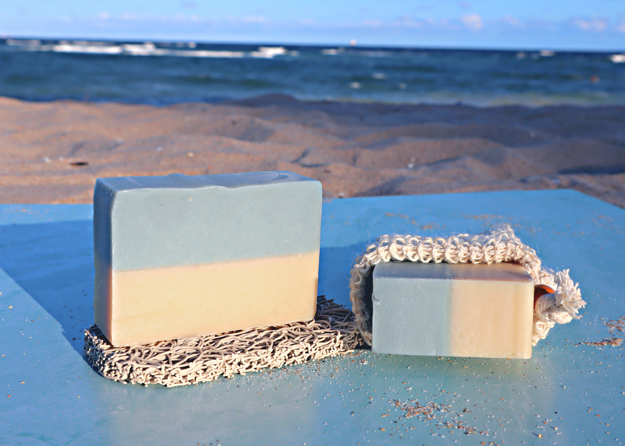 Ocean Water & Sand Cold Process Soap