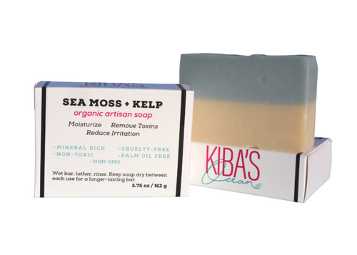 Sea Moss + Kelp Soap.